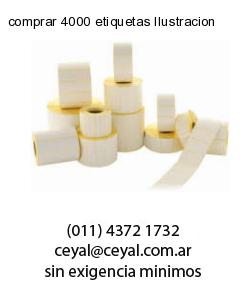 comprar 4000 etiquetas Ilustracion