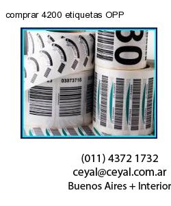comprar 4200 etiquetas OPP