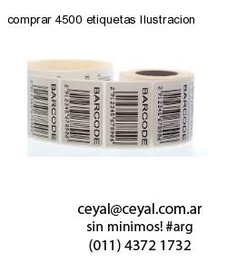 comprar 4500 etiquetas Ilustracion