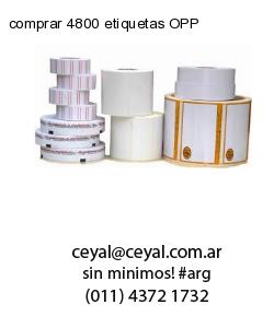 comprar 4800 etiquetas OPP