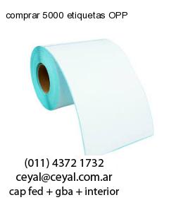 comprar 5000 etiquetas OPP
