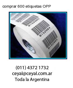 comprar 600 etiquetas OPP
