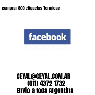 comprar 800 etiquetas Termicas