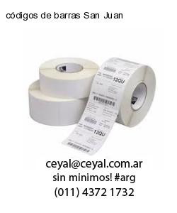 códigos de barras San Juan