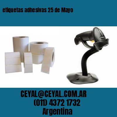 etiquetas adhesivas 25 de Mayo