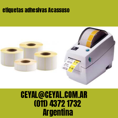 etiquetas adhesivas Acassuso