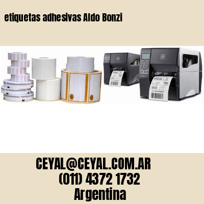 etiquetas adhesivas Aldo Bonzi