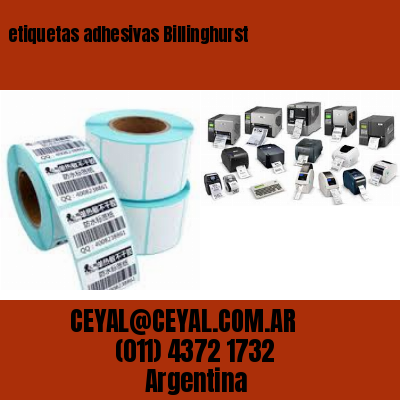 etiquetas adhesivas Billinghurst