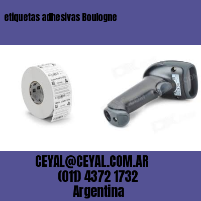 etiquetas adhesivas Boulogne