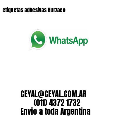 etiquetas adhesivas Burzaco