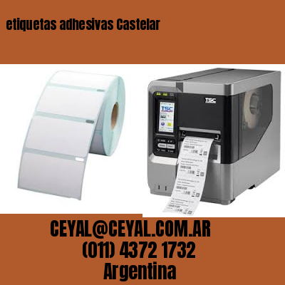 etiquetas adhesivas Castelar