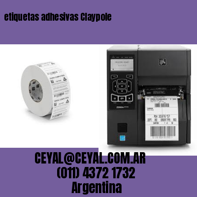 etiquetas adhesivas Claypole