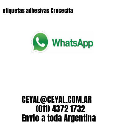 etiquetas adhesivas Crucecita