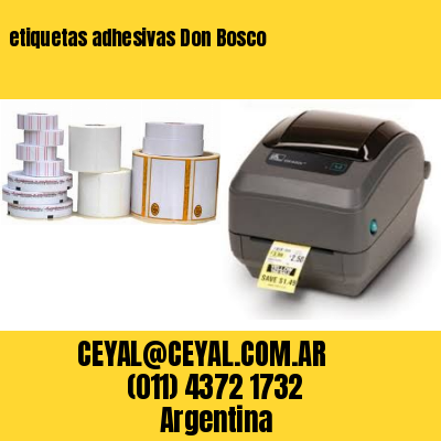 etiquetas adhesivas Don Bosco