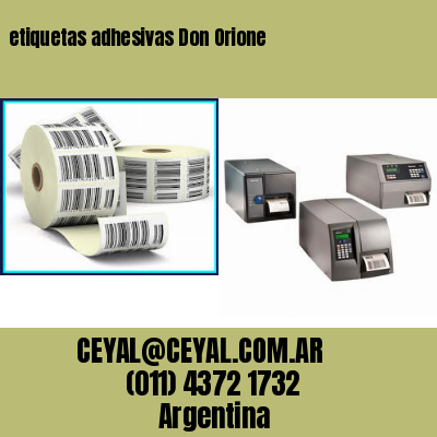 etiquetas adhesivas Don Orione