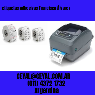 etiquetas adhesivas Francisco Álvarez
