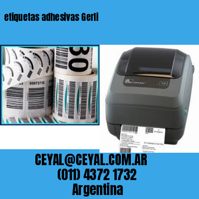 etiquetas adhesivas Gerli