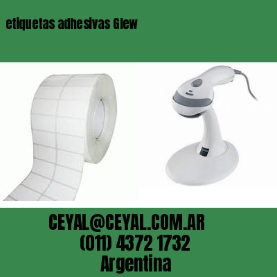 etiquetas adhesivas Glew