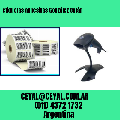etiquetas adhesivas González Catán