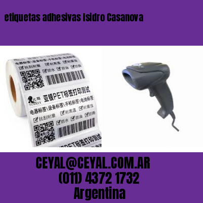 etiquetas adhesivas Isidro Casanova