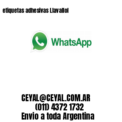 etiquetas adhesivas Llavallol