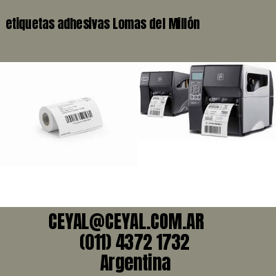 etiquetas adhesivas Lomas del Millón