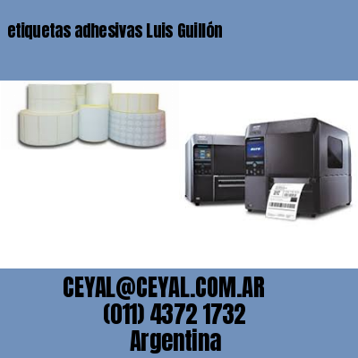 etiquetas adhesivas Luis Guillón