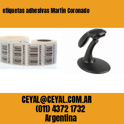 etiquetas adhesivas Martín Coronado