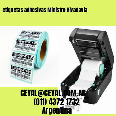 etiquetas adhesivas Ministro Rivadavia