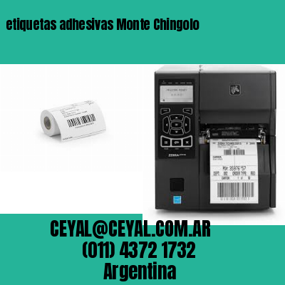etiquetas adhesivas Monte Chingolo
