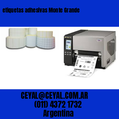etiquetas adhesivas Monte Grande