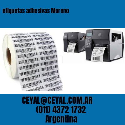 etiquetas adhesivas Moreno