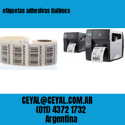 etiquetas adhesivas Quilmes