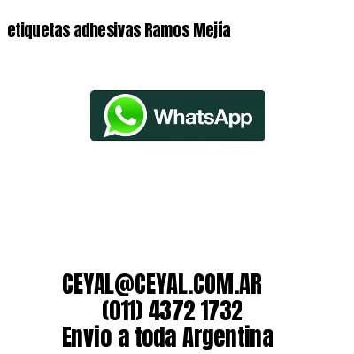 etiquetas adhesivas Ramos Mejía