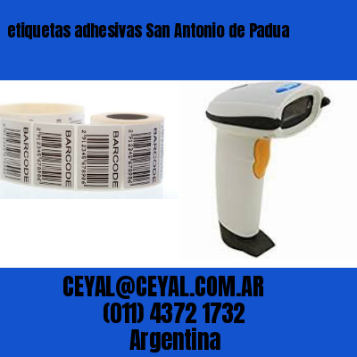 etiquetas adhesivas San Antonio de Padua