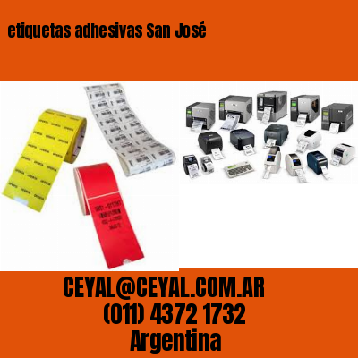 etiquetas adhesivas San José