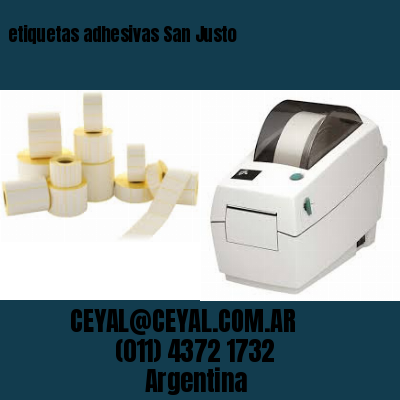 etiquetas adhesivas San Justo