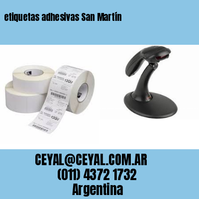 etiquetas adhesivas San Martín