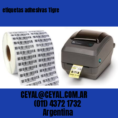 etiquetas adhesivas Tigre