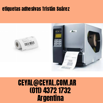 etiquetas adhesivas Tristán Suárez