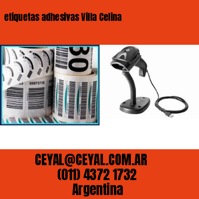 etiquetas adhesivas Villa Celina