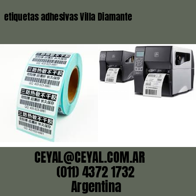 etiquetas adhesivas Villa Diamante