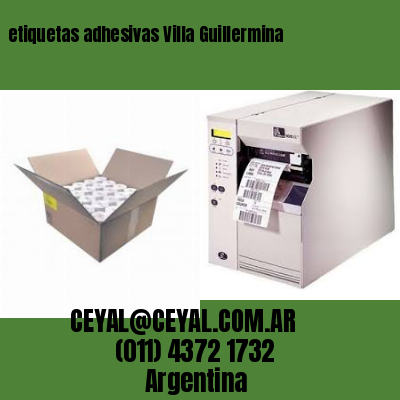 etiquetas adhesivas Villa Guillermina