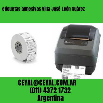 etiquetas adhesivas Villa José León Suárez