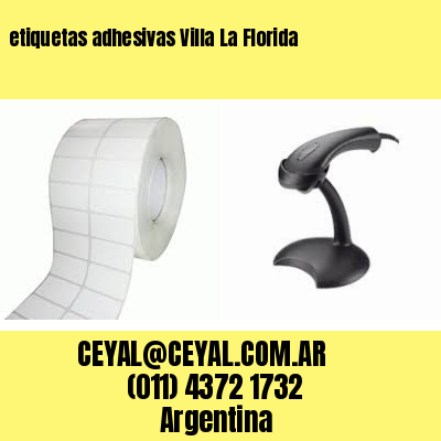 etiquetas adhesivas Villa La Florida