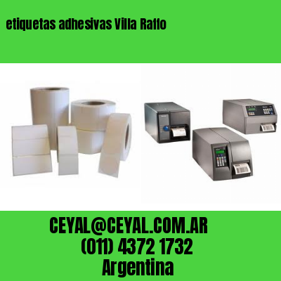 etiquetas adhesivas Villa Raffo