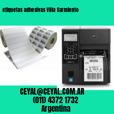 etiquetas adhesivas Villa Sarmiento