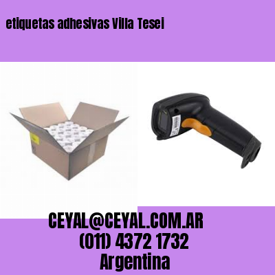 etiquetas adhesivas Villa Tesei