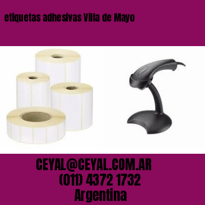 etiquetas adhesivas Villa de Mayo