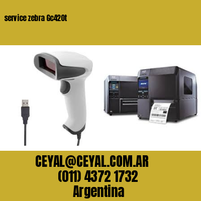 service zebra Gc420t